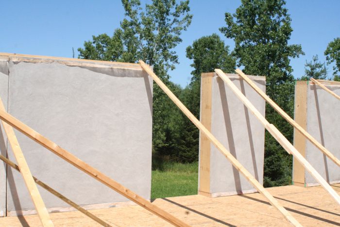 Prefabricated Straw Bale Walls